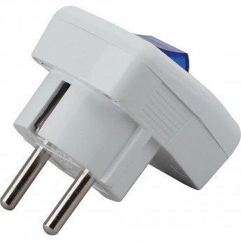 Вилка Vx5-W ЭРА с/з с выключателем 16A белая Вилка Vx5-W ЭРА с/з с выключателем 16A белая