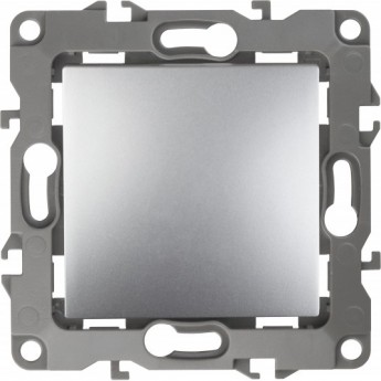 Выключатель ЭРА 10АХ-250В IP20 ЭРА12 алюминий Выключатель ЭРА 10АХ-250В IP20 ЭРА12 алюминий