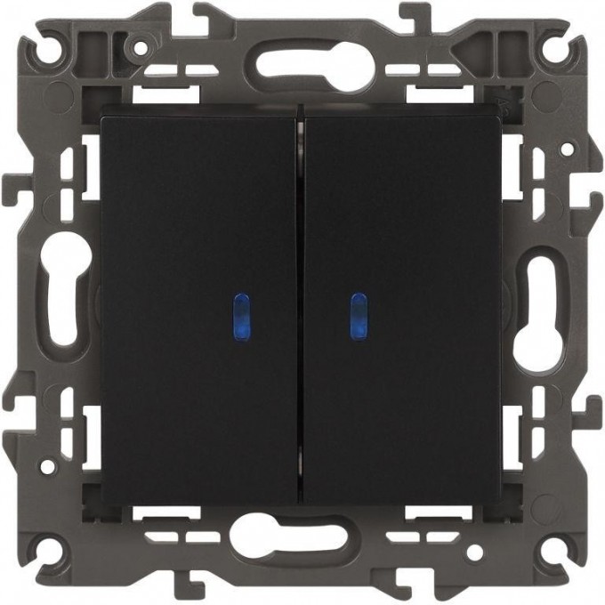 Выключатель ЭРА ELEGANCE 14-1105-05 10А IP20 250В 10AX с подсветкой антрацит B0034241 Выключатель ЭРА ELEGANCE 14-1105-05 10А IP20 250В 10AX с подсветкой антрацит B0034241