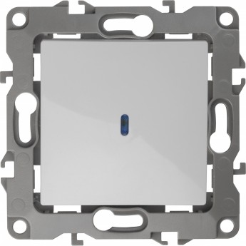 Выключатель ЭРА с подсветкой 10АХ-250В IP20 белый Выключатель ЭРА с подсветкой 10АХ-250В IP20 белый