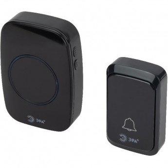 Звонок дверной ЭРА C88 беспроводной черный 38 мелодий Звонок дверной ЭРА C88 беспроводной черный 38 мелодий