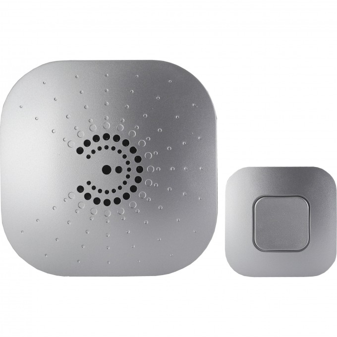 Звонок дверной ЭРА BIONIC SILVER беспроводной серебристый 6 мелодий B0017749 Звонок дверной ЭРА BIONIC SILVER беспроводной серебристый 6 мелодий B0017749